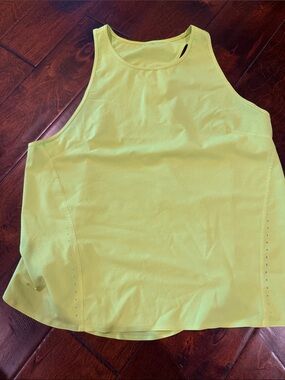 lululemon athletica Lemon Yellow High-Neck Performance Tank